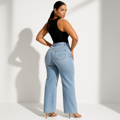 Valvari® Mid-low Rise Stretch Jeans